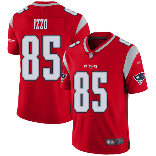 New England Patriots Football #85 Inverted Legend Limited Red Men Ryan Izzo NFL Jersey